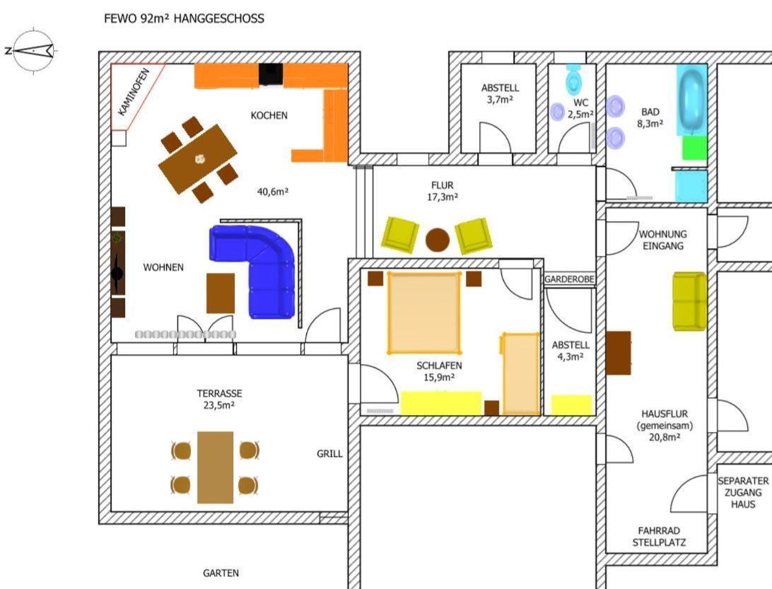 Ferienwohnung Leupolz Wangen im Allgäu Chambre photo